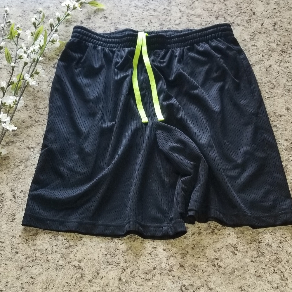 Black gym shorts